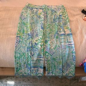 Lilly Pulitzer flowy pants size large